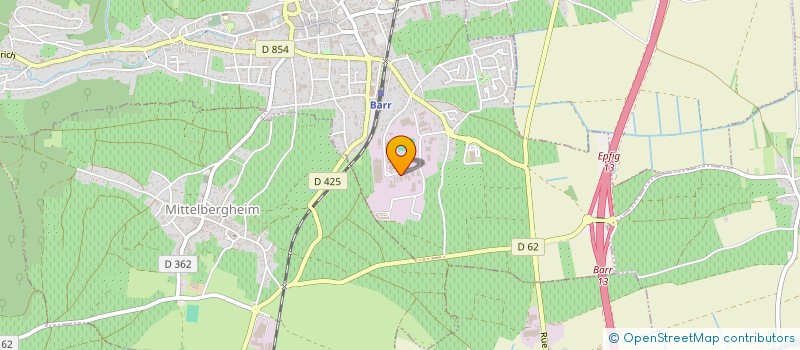 localisation de l'entreprise TEKOSEM  BARR