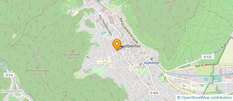 localisation de l'entreprise TEKPHOTO 2000 à GUEBWILLER