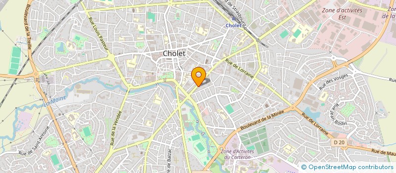 localisation de l'entreprise TEKREA à CHOLET