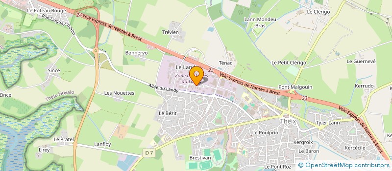 localisation de l'entreprise TEKS  THEIX-NOYALO