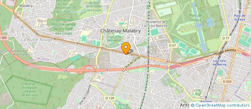 localisation de l'entreprise TEKSOFT  CHATENAY-MALABRY