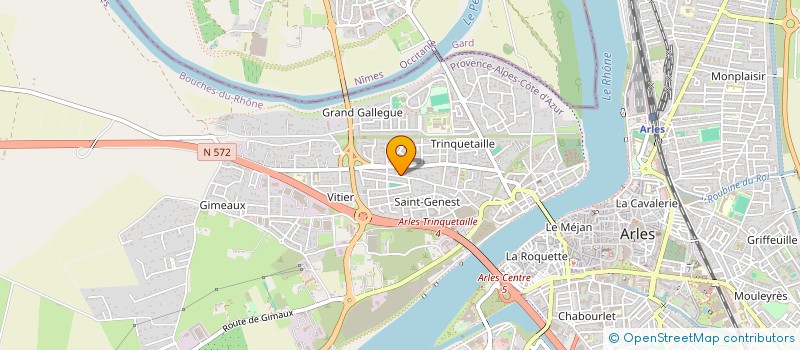 localisation de l'entreprise TEKTEK à ARLES