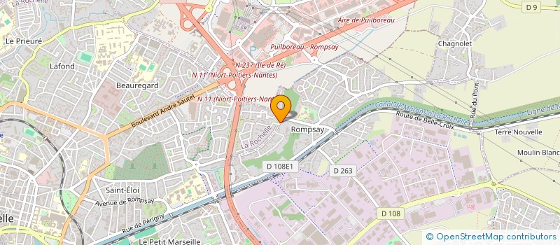 localisation de l'entreprise TEKTIL à PERIGNY