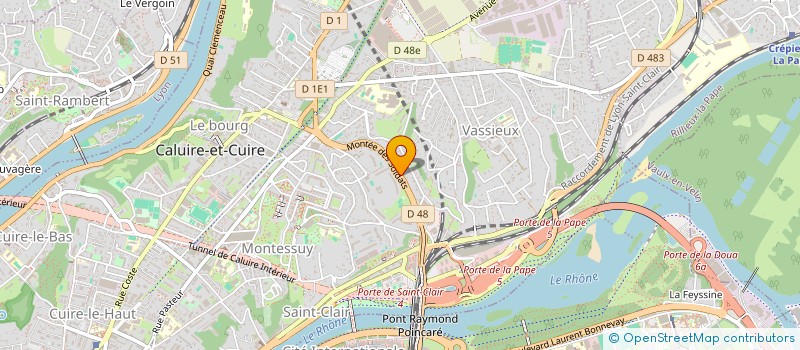 localisation de l'entreprise TEKTON à CALUIRE-ET-CUIRE