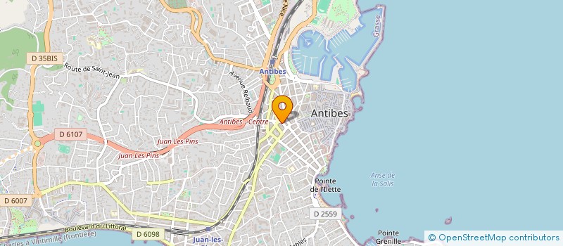 localisation de l'entreprise TEKTON à ANTIBES