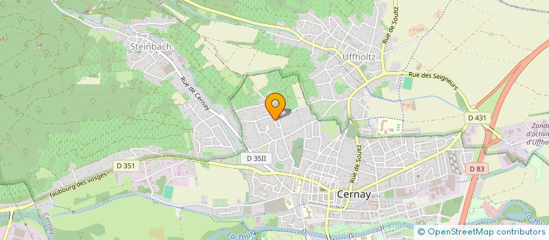 localisation de l'entreprise TEKTON EURL  CERNAY