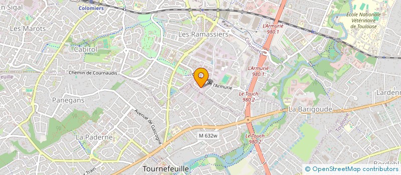 localisation de l'entreprise TEKTONBAT à COLOMIERS
