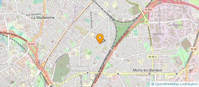 localisation de l'entreprise TEKYN SAS  LILLE