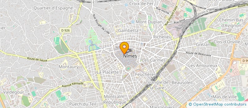localisation de l'entreprise TEL'ACCESS à NIMES