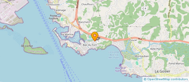 localisation de l'entreprise TEL ANTILLES  LE GOSIER