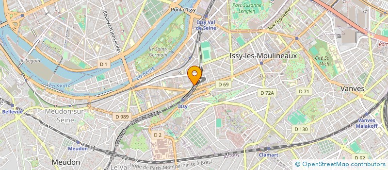 localisation de l'entreprise TEL & COM à ISSY-LES-MOULINEAUX