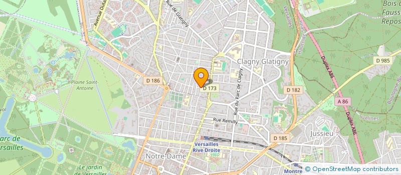 localisation de l'entreprise TEL ECOM  LE CHESNAY-ROCQUENCOURT