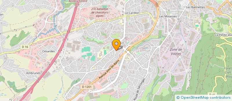 localisation de l'entreprise TEL EST TON ESPOIR SEYNOD à ANNECY