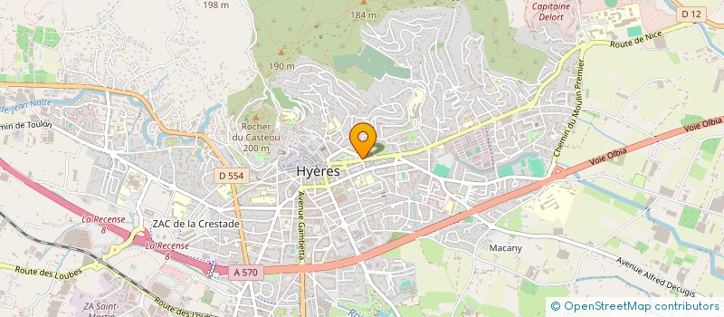 localisation de l'entreprise TEL ET FUN à HYERES