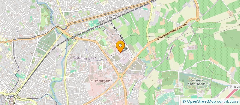 localisation de l'entreprise TEL EXPRESS à CASTELNAU-LE-LEZ