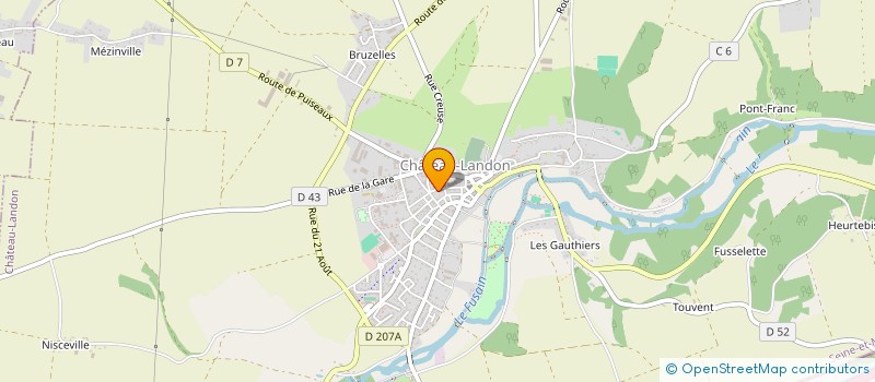 localisation de l'entreprise TEL FRERE, TEL SOEUR  CHATEAU-LANDON