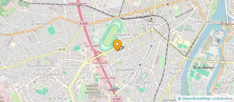 localisation de l'entreprise TEL-ON à TOULOUSE