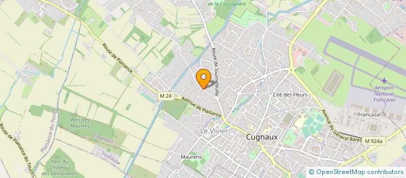 localisation de l'entreprise TEL SOLUTION  CUGNAUX