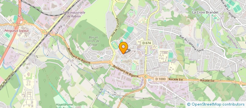 localisation de l'entreprise TELAGHCOM à ANGOULEME