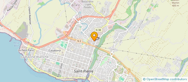 localisation de l'entreprise TELAPHONE SA à SAINT-PIERRE