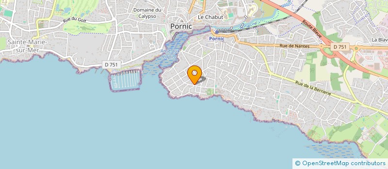 localisation de l'entreprise TELAQUA  PORNIC