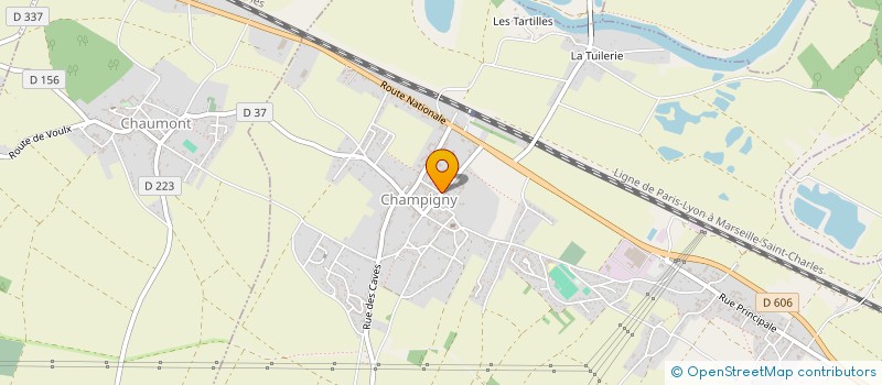 localisation de l'entreprise TELAVIE  CHAMPIGNY