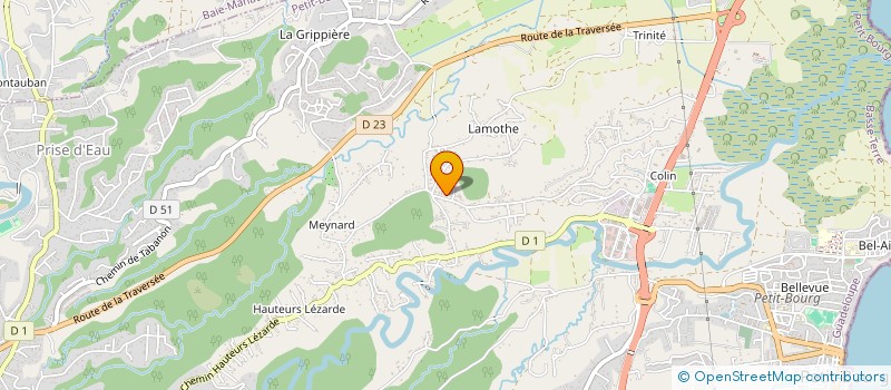 localisation de l'entreprise TELBOIS S.A.S à PETIT-BOURG