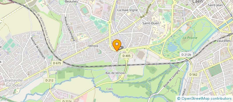 localisation de l'entreprise TELCES à CAEN