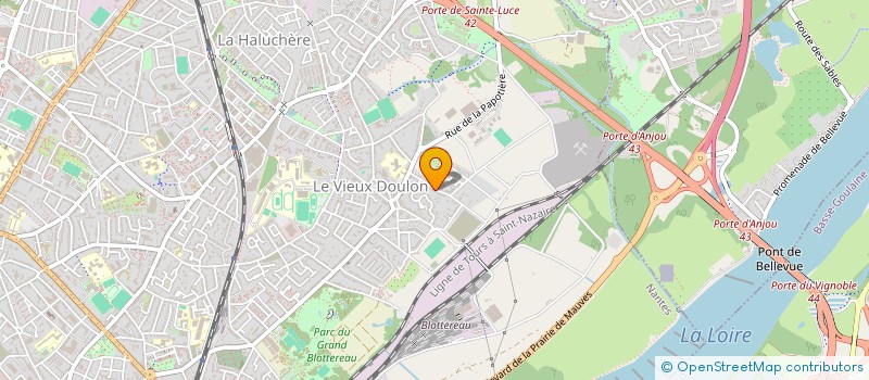 localisation de l'entreprise TELCIR à NANTES