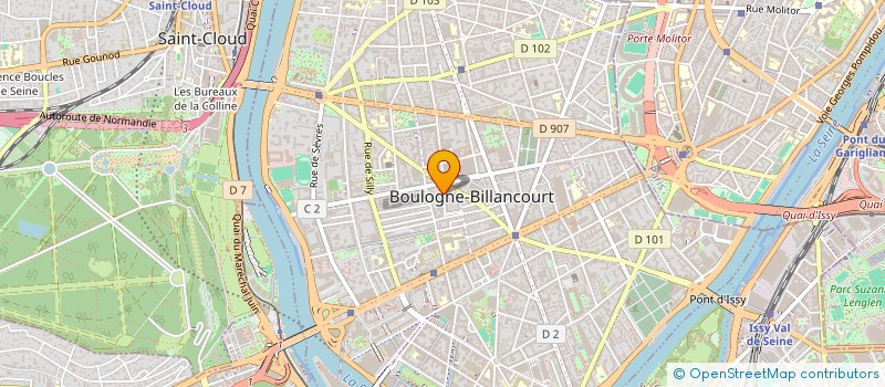 localisation de l'entreprise TELCO DIGITAL NETWORK  BOULOGNE-BILLANCOURT