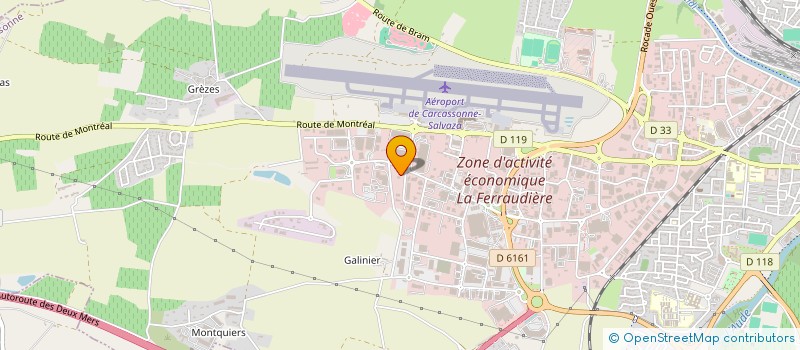 localisation de l'entreprise TELCO'M  CARCASSONNE