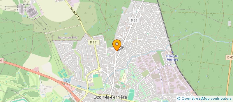 localisation de l'entreprise TELE-BAT à OZOIR-LA-FERRIERE