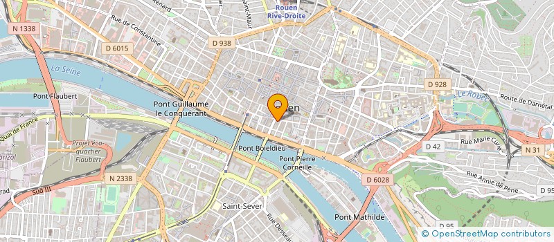 localisation de l'entreprise TELE BRUNE  ROUEN