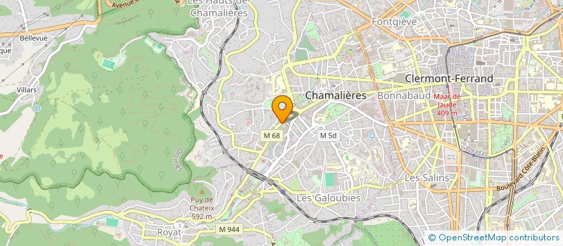 localisation de l'entreprise TELE COMBRAILLES à CHAMALIERES