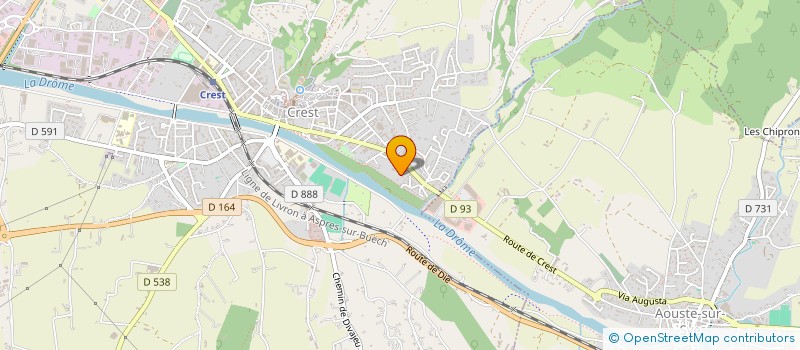 localisation de l'entreprise TELE DAUPHINE VIVAROIS à VAUNAVEYS-LA-ROCHETTE