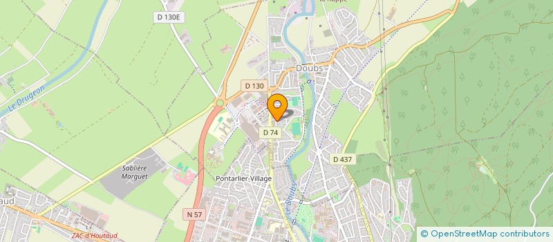 localisation de l'entreprise TELE-DOLE FRANCE  PONTARLIER