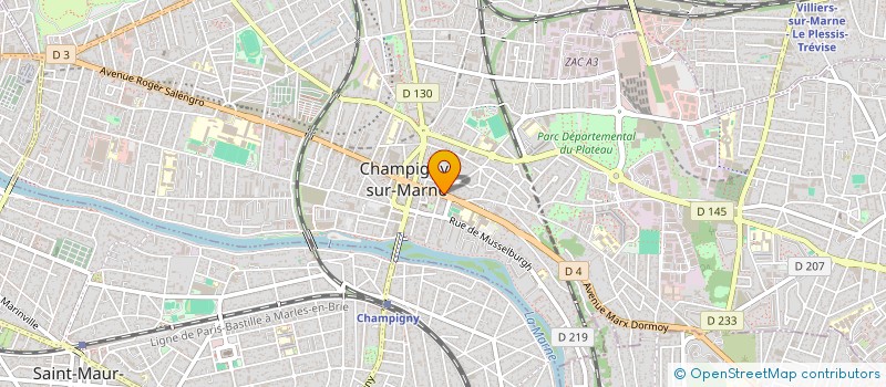 localisation de l'entreprise TELE EST à CHAMPIGNY-SUR-MARNE