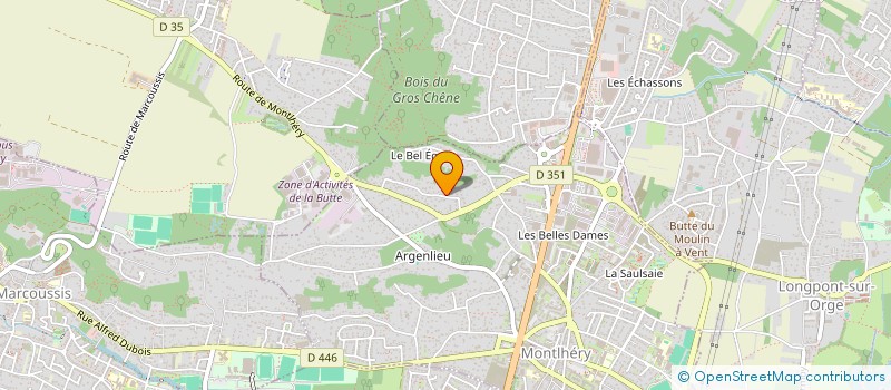 localisation de l'entreprise TELE GESTION  MONTLHERY