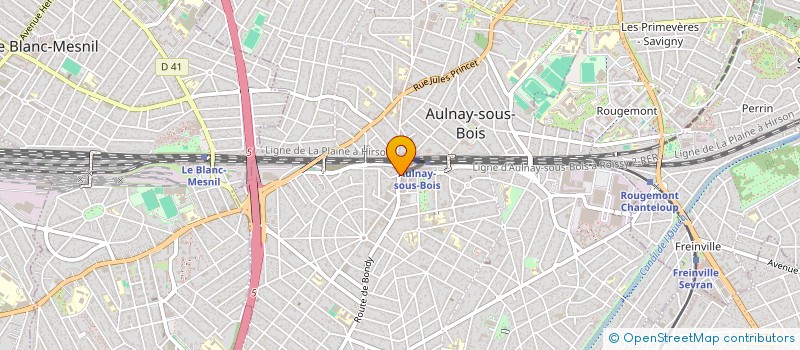 localisation de l'entreprise TELE-IMDEV  AULNAY-SOUS-BOIS