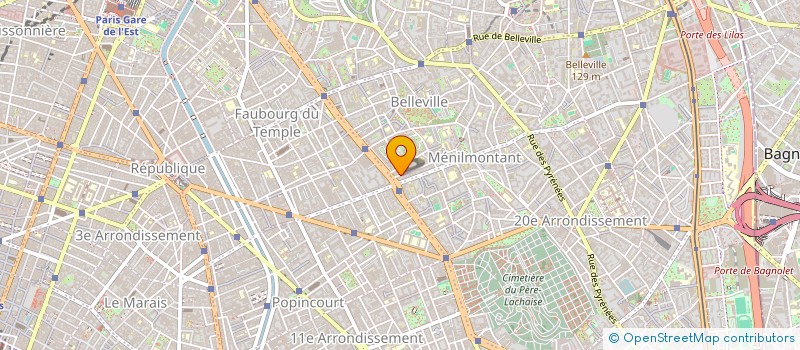 localisation de l'entreprise TELE INFORMATIQUE  PARIS