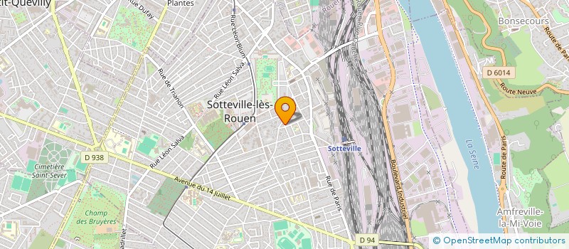 localisation de l'entreprise TELE INSERT à SOTTEVILLE-LES-ROUEN