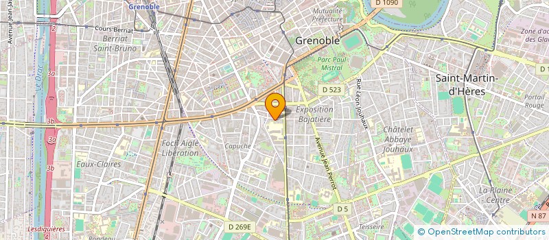 localisation de l'entreprise TELE MALLIFAUD  GRENOBLE