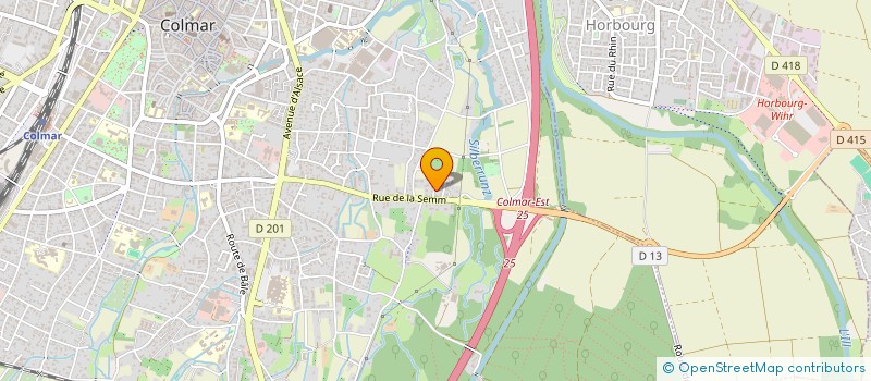 localisation de l'entreprise TELE MESURE ET CONTROLE DES EAUX  COLMAR