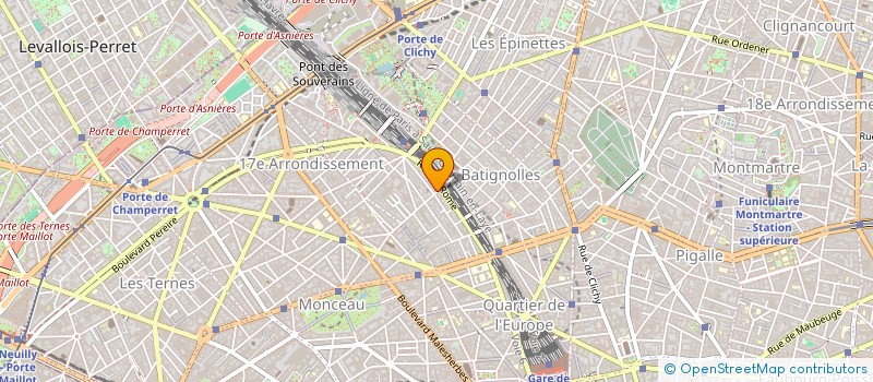 localisation de l'entreprise TELE MONCEAU  PARIS