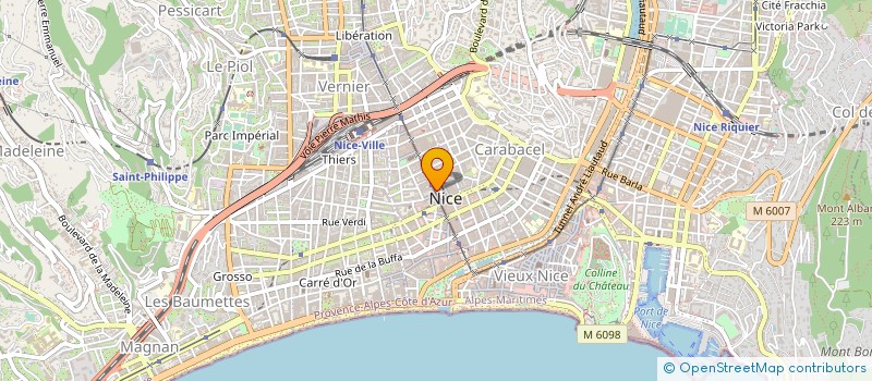 localisation de l'entreprise TELE NUMERIQUE ET RADIOTELEPHONIE MOBILE à NICE