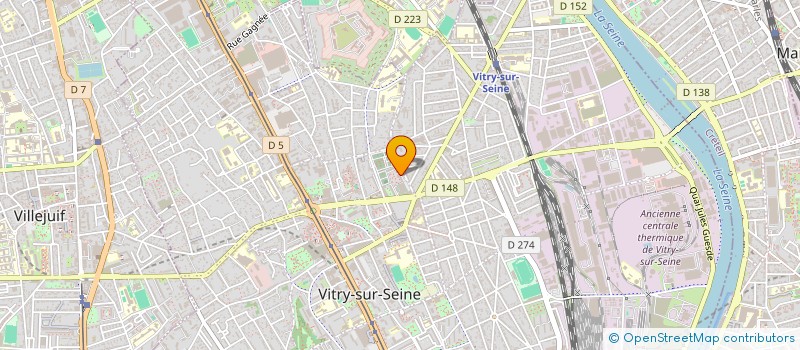 localisation de l'entreprise TELE PLUS à VITRY-SUR-SEINE