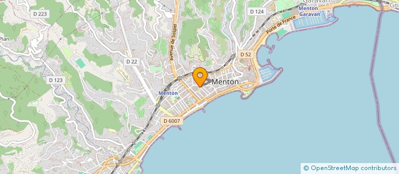 localisation de l'entreprise TELE POSTE SAT  MENTON