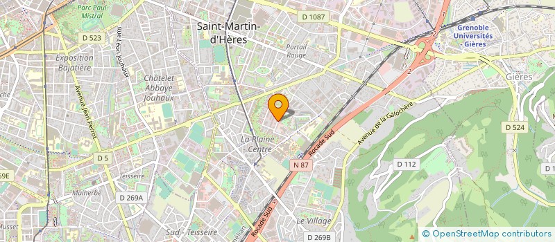 localisation de l'entreprise TELE RADIO FRANCE à SAINT-MARTIN-D'HERES