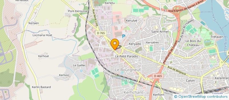 localisation de l'entreprise TELE REPRO LORIENTAIS à LORIENT