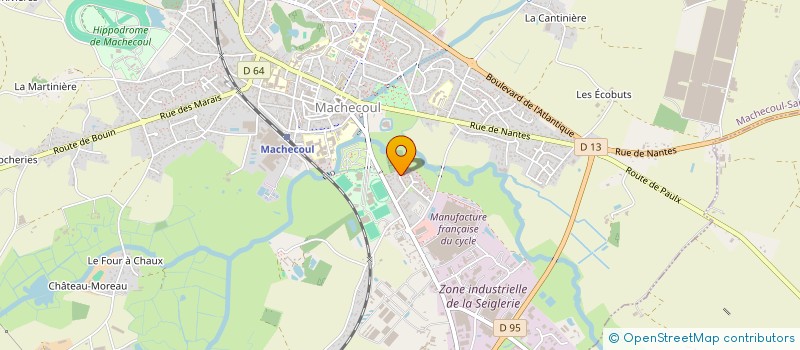 localisation de l'entreprise TELE SECRETARIAT SERVICE  MACHECOUL-SAINT-MEME